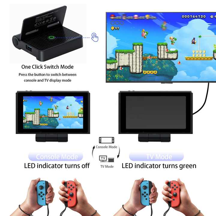 Dobe Video Convertoer Dock for Switch Dobe Video Convertoer Dock for Switch